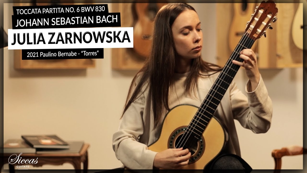Julia Zarnowska plays Toccata from Partita No. 6 BWV 830 on a Paulino Bernabé 2021 “Torres”