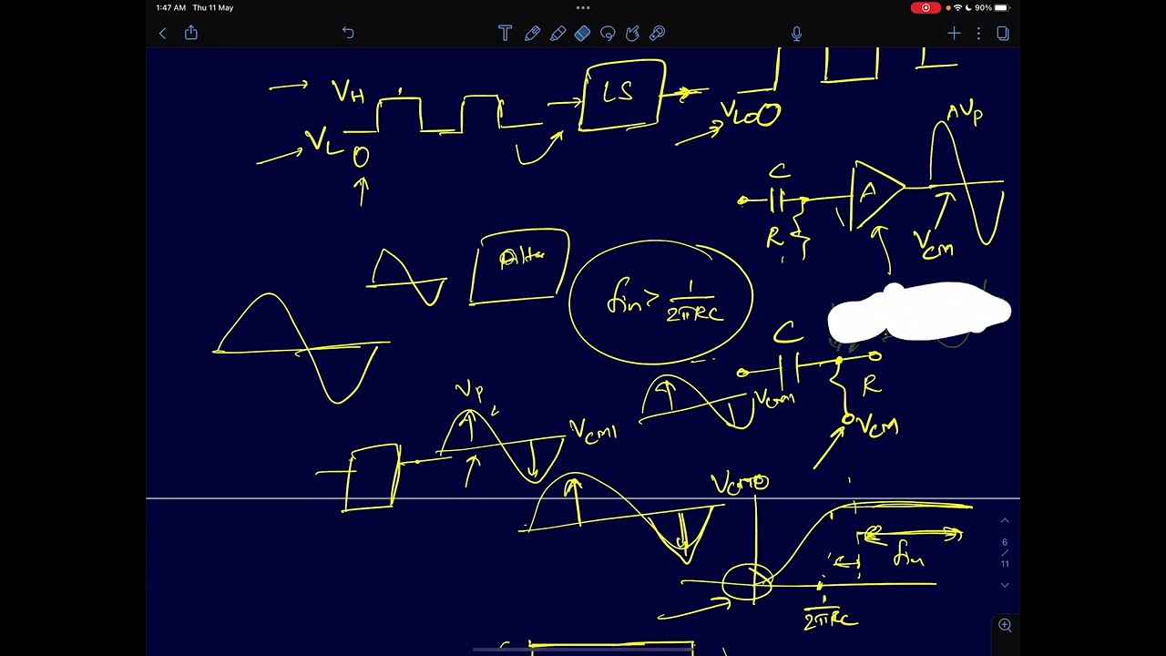 OC Lecture 15) Opamp based dc level shifter circuits