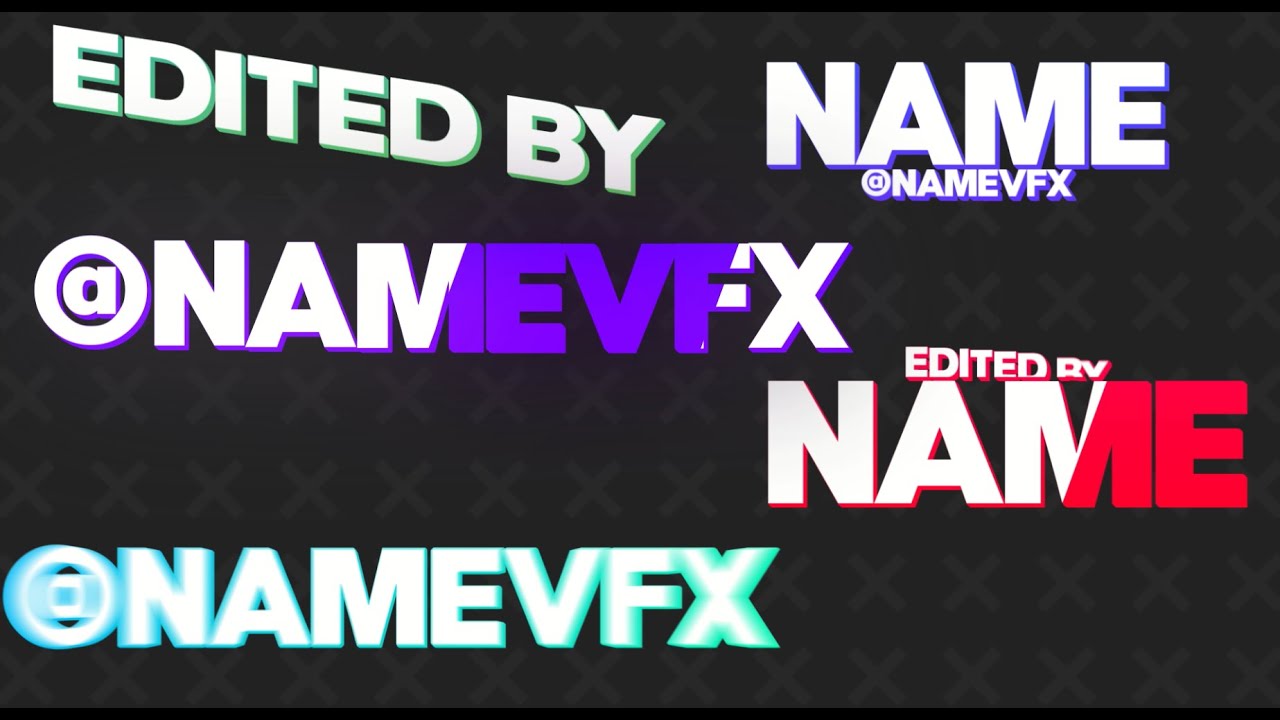 The BEST *FREE* Edited By Intros / Ident Templates! [NEW]