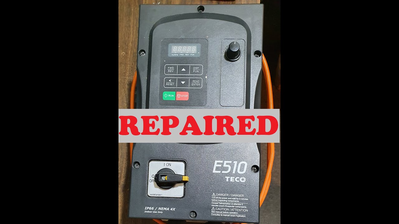 Teco E510 VFD repair!