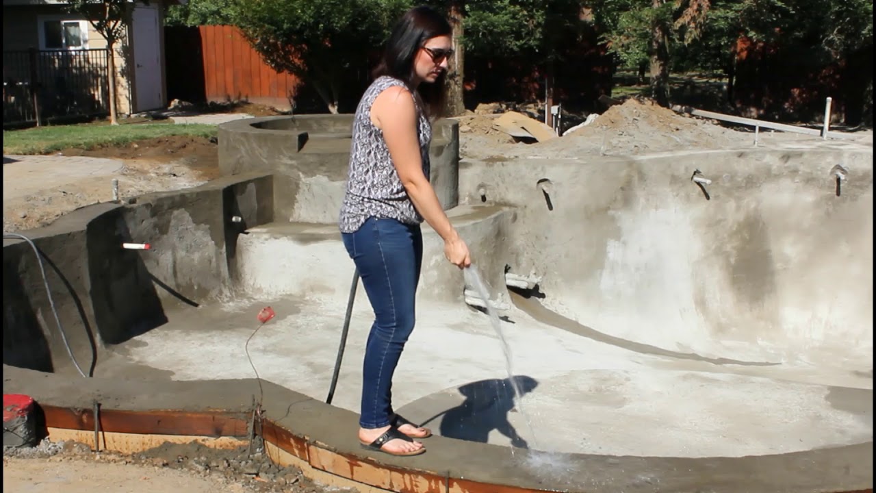 Gunite Watering Instructions