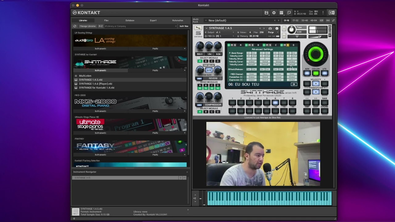 Criando um timbre Worship na Synthage do @JúniorPorciúncula