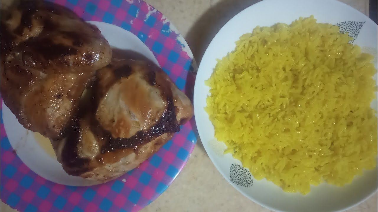 غدا النهارده فراخ مشويه ورز بسمتي خشي وجربي ومش هتندمي 🌷♥️💜❤👍👈👈👈🍊🍑🥕🌶️🍒