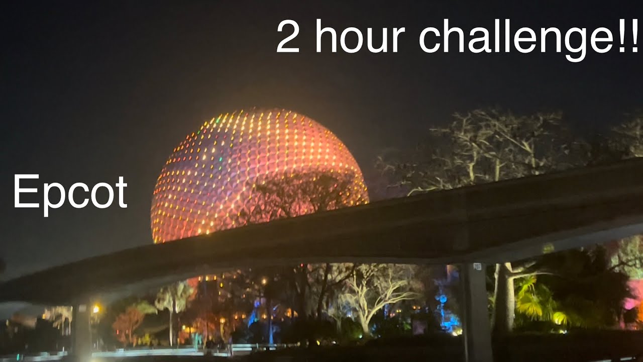 Riding as many rides in Epcot as I can in 2 hours!! Presidents’ Day week 2026 2/18/26