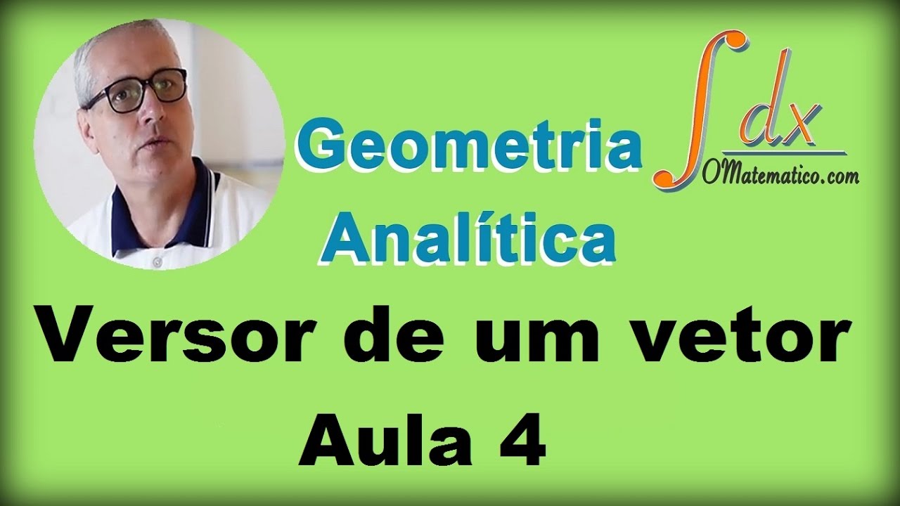 GRINGS - Geometria analítica - Versor  de um vetor - Aula 4