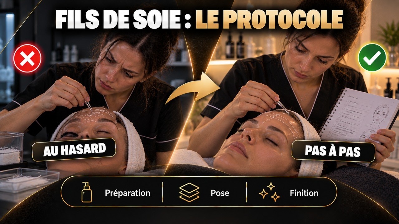 Formation en ligne Les fils de soie et collagène