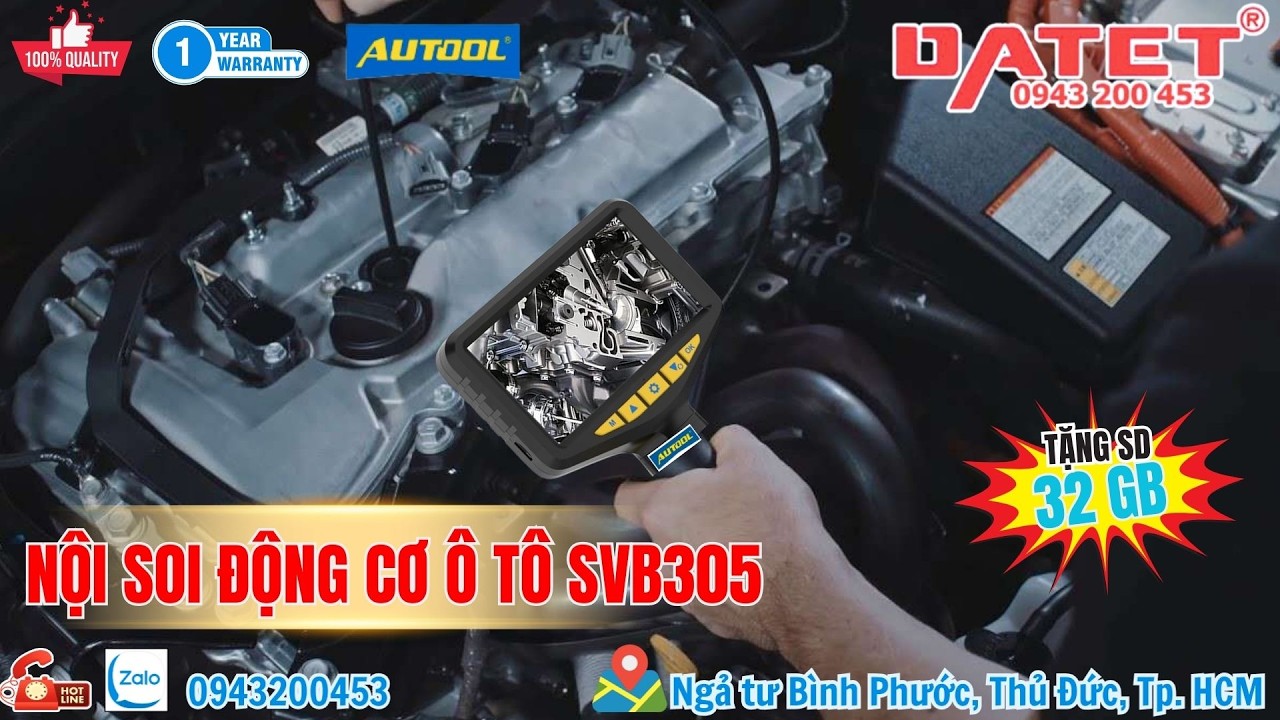 📸 Camera Nội Soi Ô Tô AUTOOL SVB305 – Hình Ảnh Sắc Nét, Kiểm Tra Chính Xác