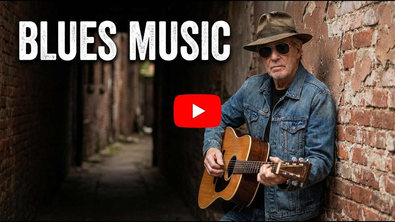 Blues for Rainy Nights 🌧️ Emotional Guitar Blues