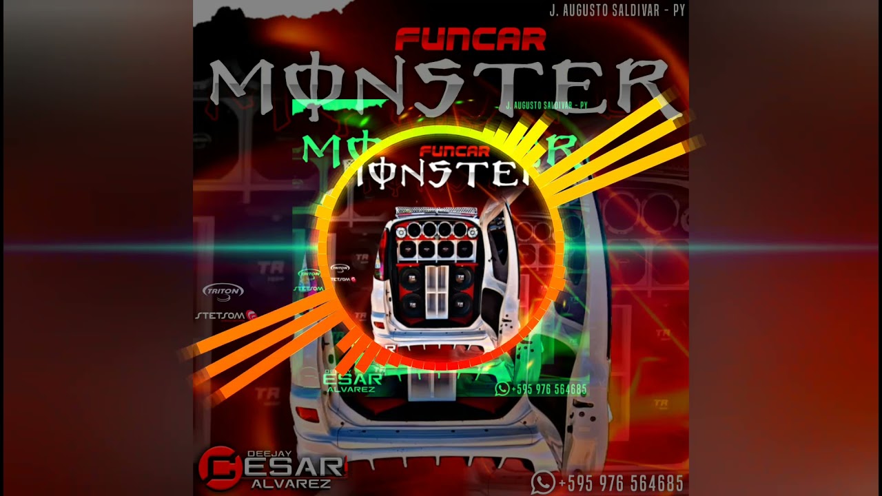 CD FUNCAR MONSTER J AUGUSTO SALDIVAR PY🇵🇾 - DJ CESAR ALVAREZ/set retro/