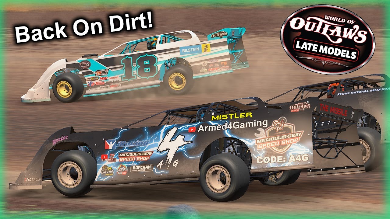 Гонки WoO Super Late Models на озере Сидар-Лейк - снова на грунте!