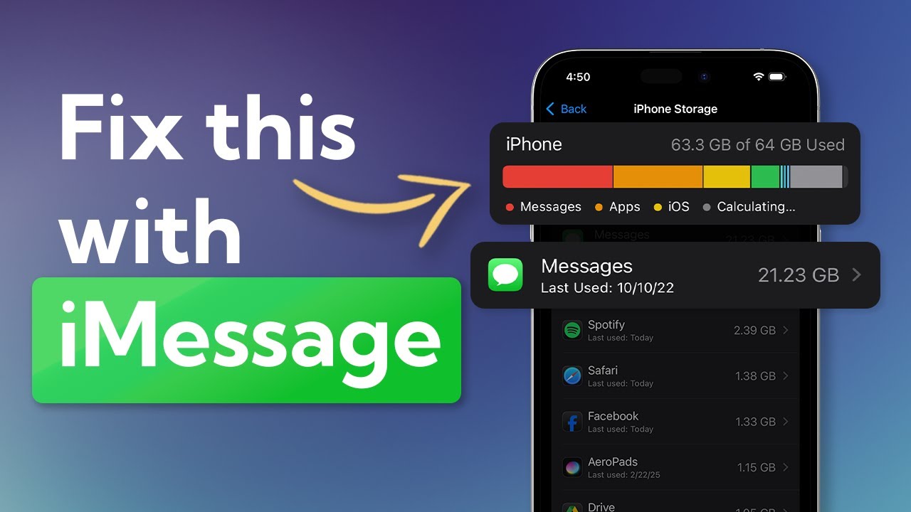 Как исправить ошибку &laquo;iMessage занимает слишком много места&raquo; на вашем iPhone