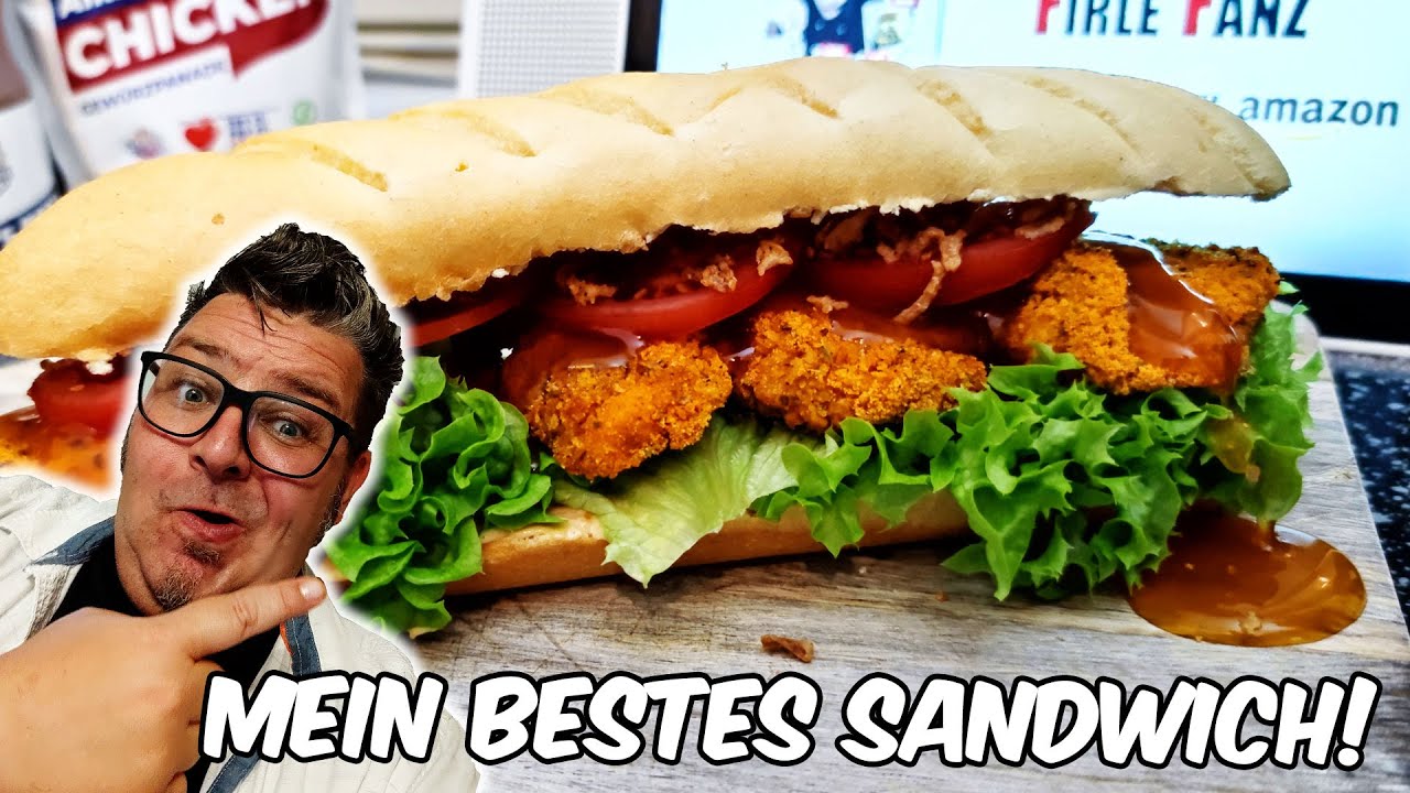 DAS BESTE CHICKEN SANDWICH AUS DEM BACKOFEN, HEISSLUFTFRITTEUSE oder auch vom GRILL!