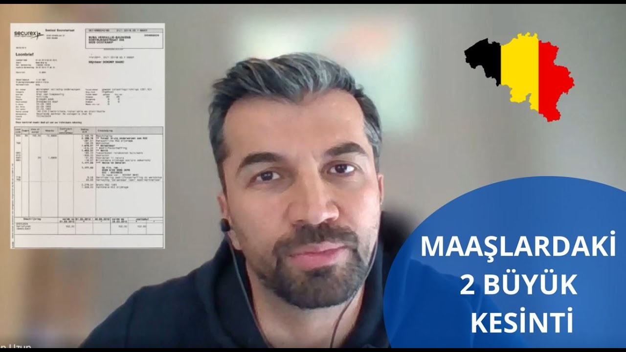 Belçika'da maaşlarda yapılan 2 büyük kesinti   I   Maaş bordrosundaki önemli bilgiler