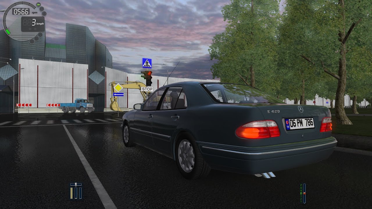 City Car Driving 1.5.0 Mercedes-Benz E420 W210 Restyle TrackIR 4 Pro [1080P]