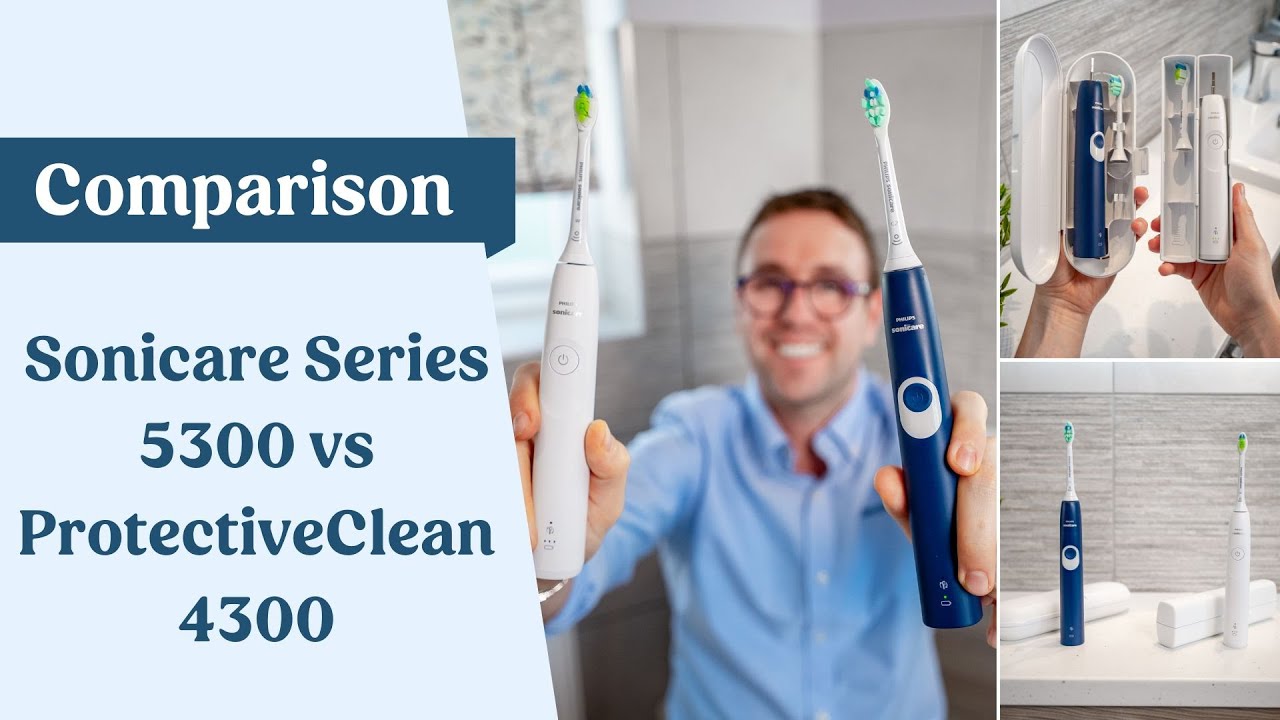 Sonicare ProtectiveClean 4300 vs Series 5300