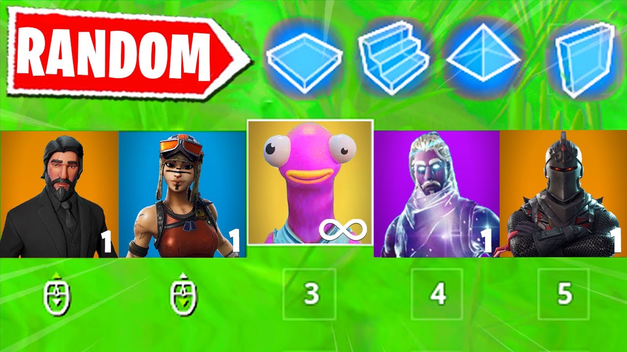 The *RANDOM* RARE SKIN Challenge in Fortnite