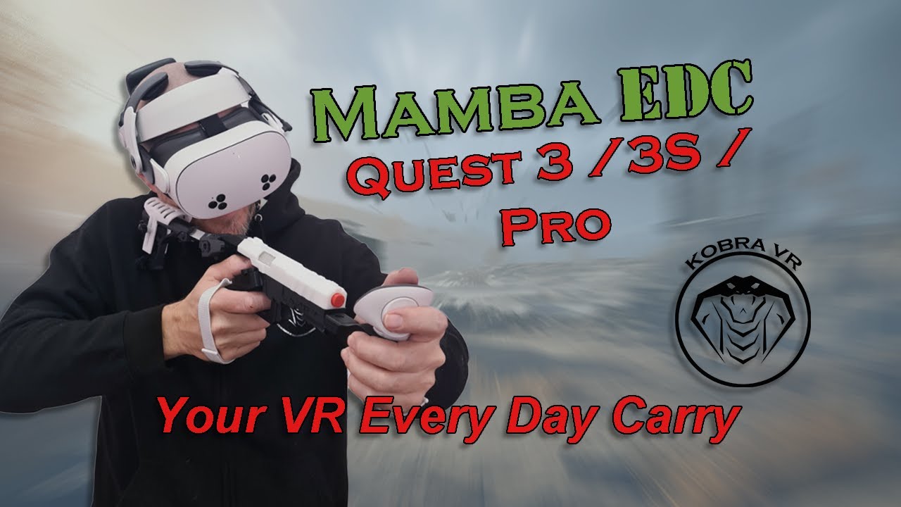 Mamba EDC Meta Quest 3 /3S /Pro  VR Gunstock Instructions