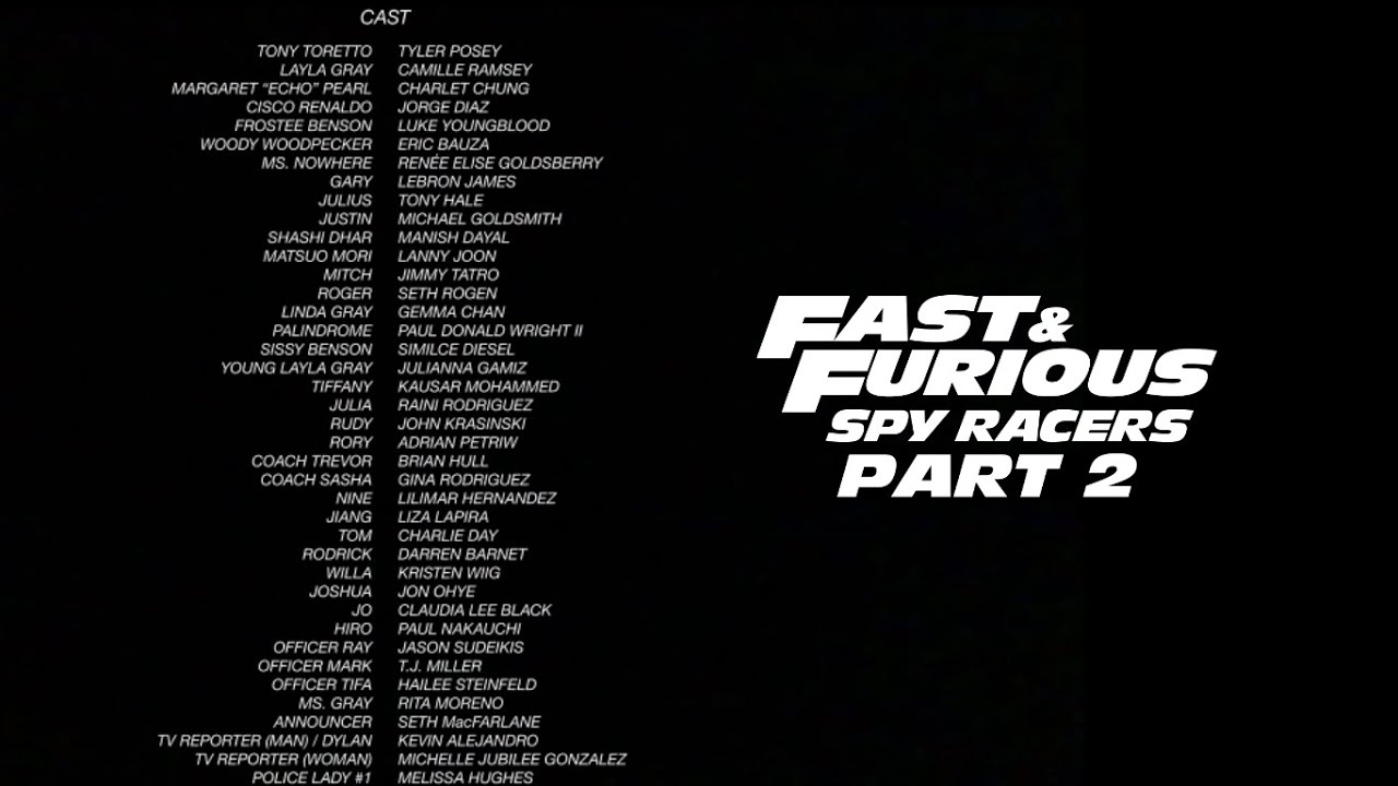 Fast & Furious Spy Racers: Part Two (2025) End Credits