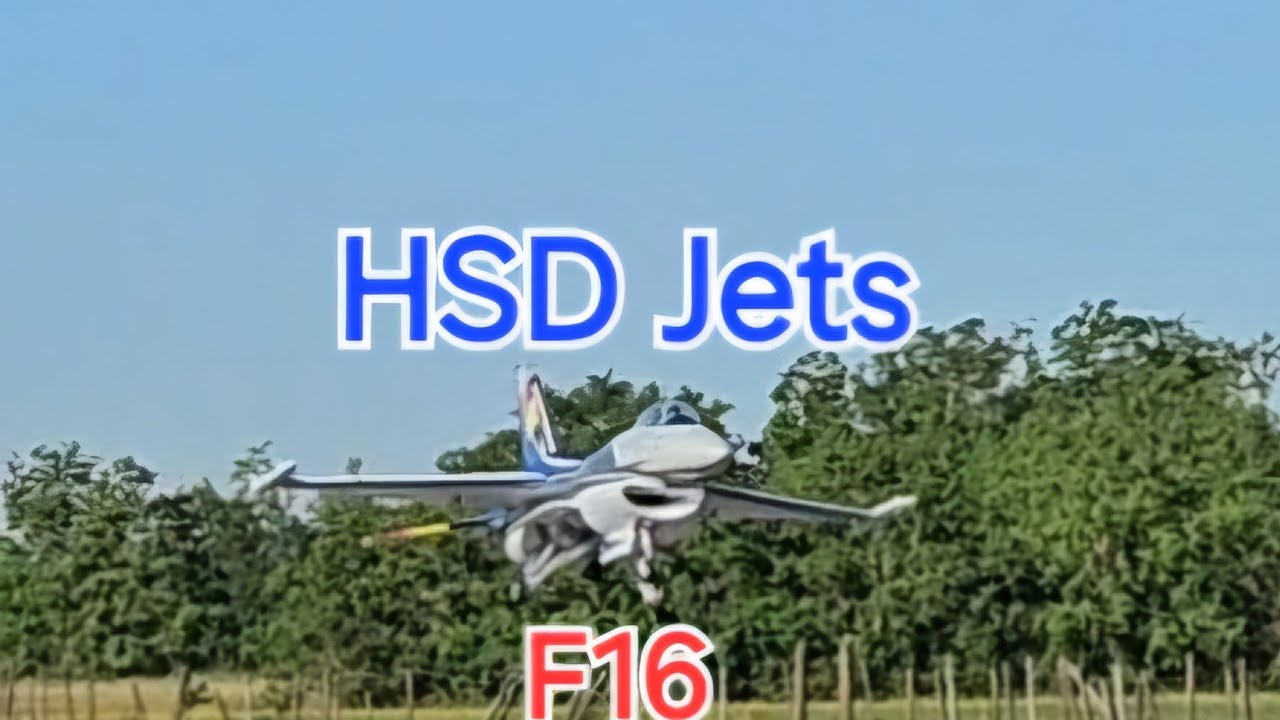 HSDJETS S-EDF 105mm HF-16 V2 Belgian Colors rough crash landing