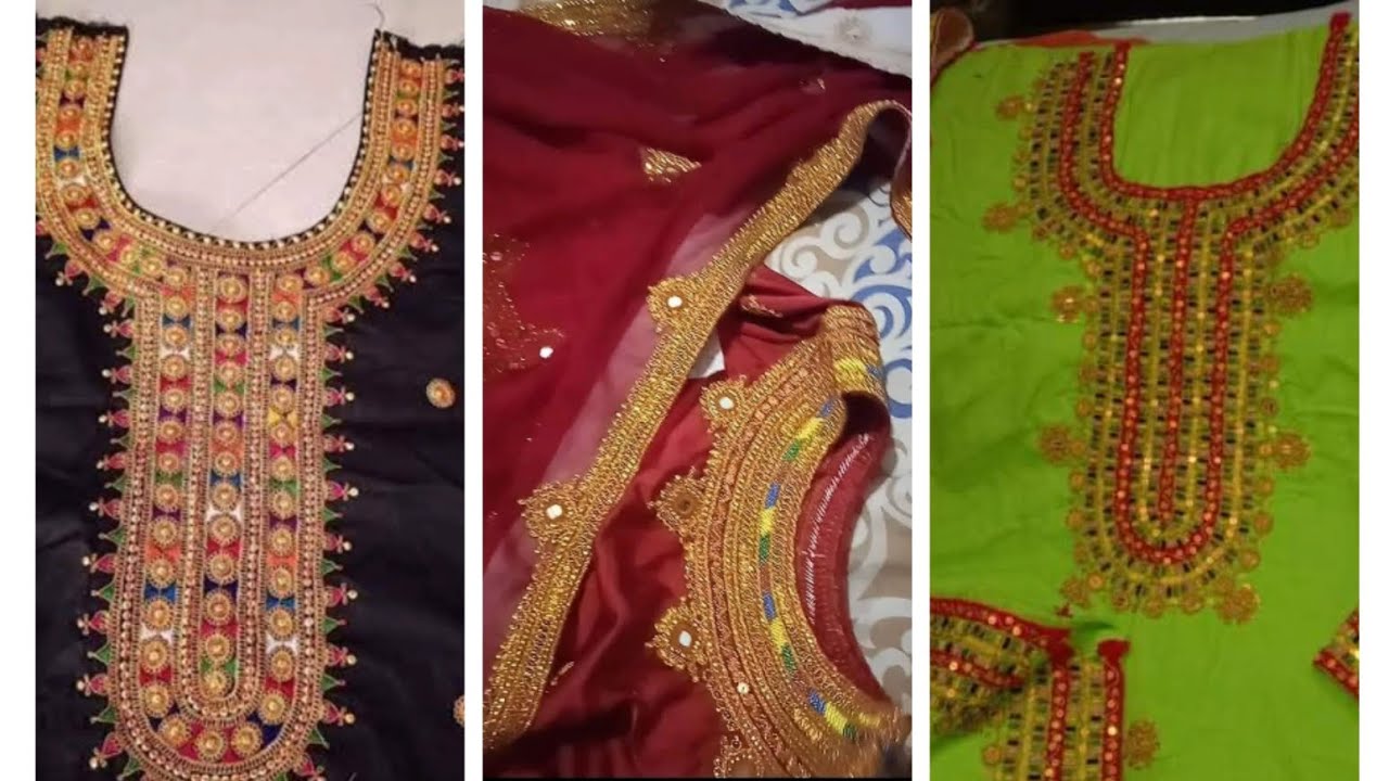 New mukka work dresses Mukka embroidery design hand made 2023 🎀💝