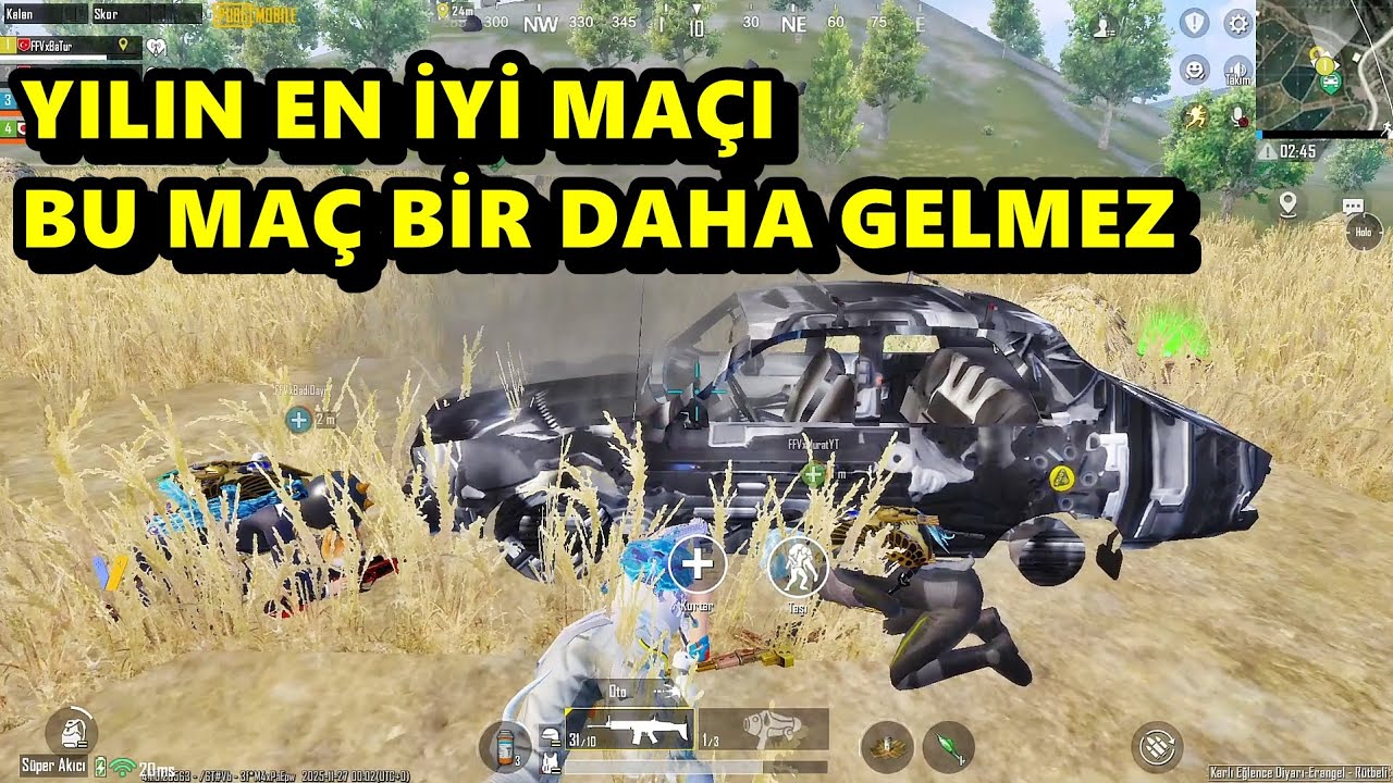 YILIN EN İYİ MAÇI BU MAÇ BİR DAHA GELMEZ ! BATUR GAME PUBG MOBİLE