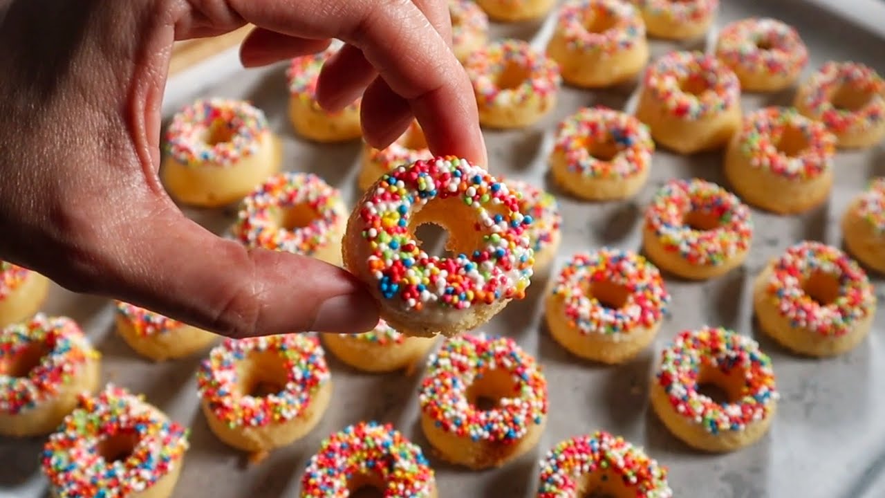 Snek Paling Comel! Resepi Mini Brownies Donut (Bronut) Tanpa Uli & Senang | basickeli