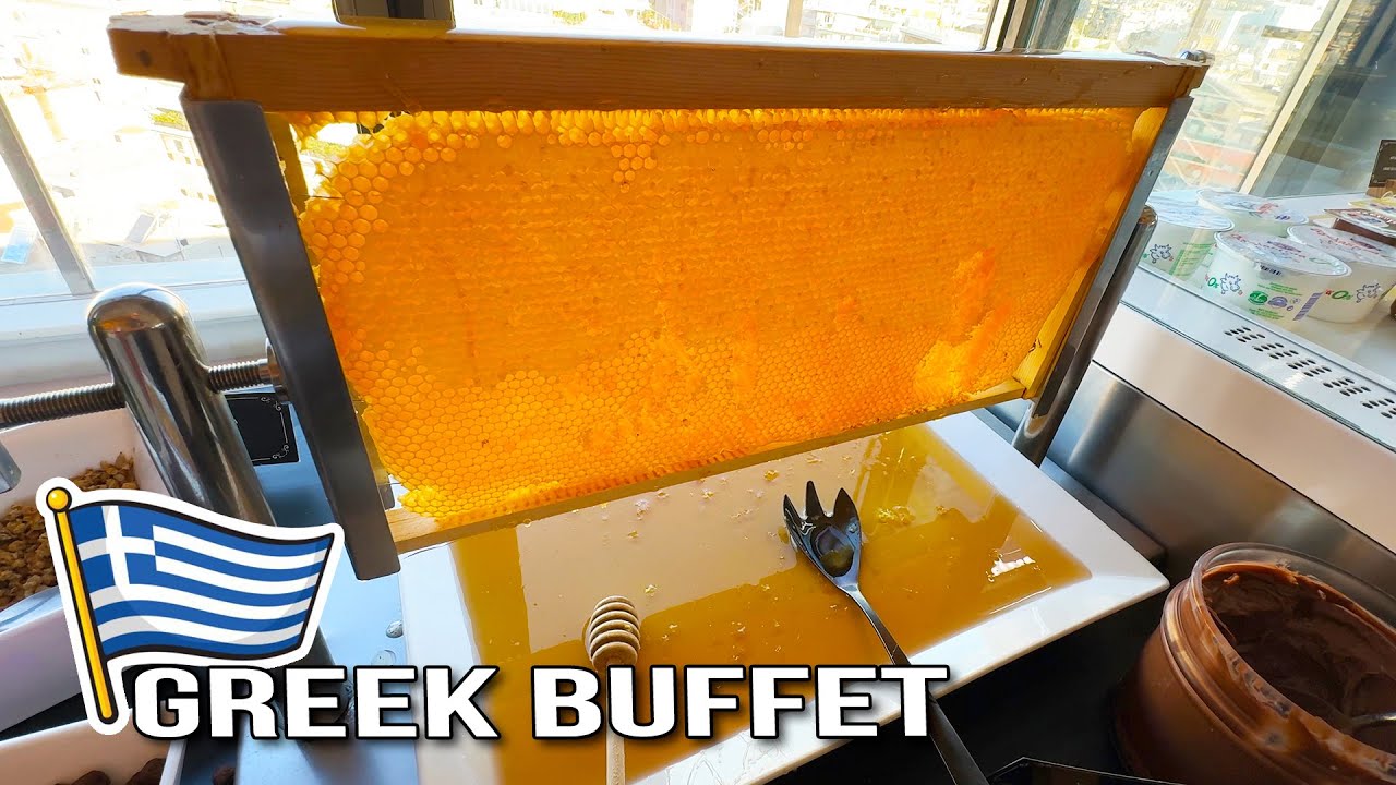 Best Hotel Buffet in Athens, Greece • Real Honey Comb