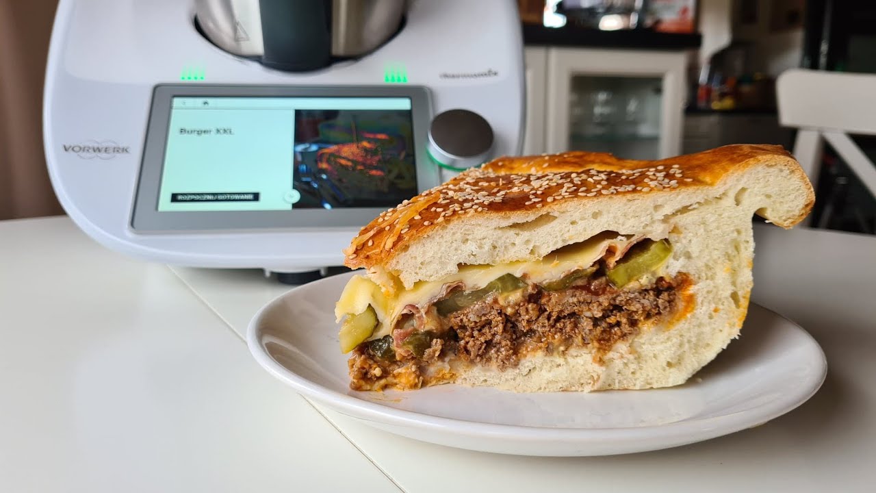 Wołowy Burger XXL z Thermomix