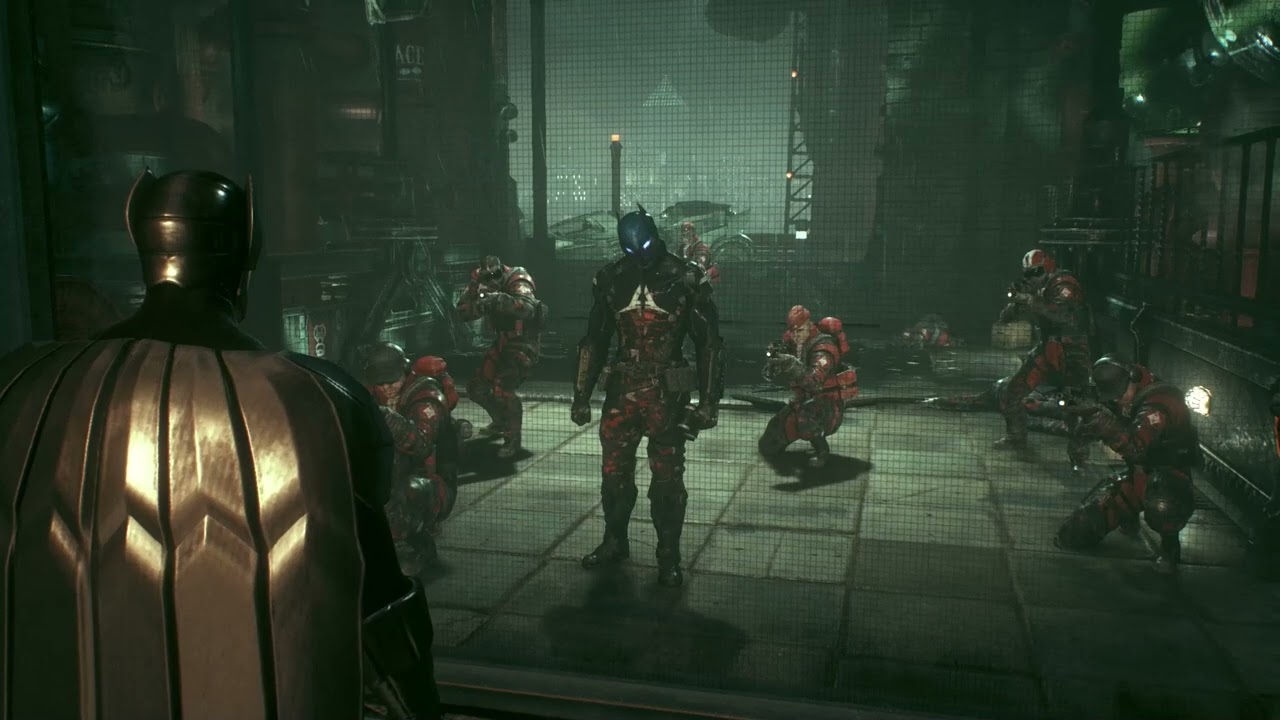 Arkham Knight meets Batman's Evil Counterpart (Owlman)