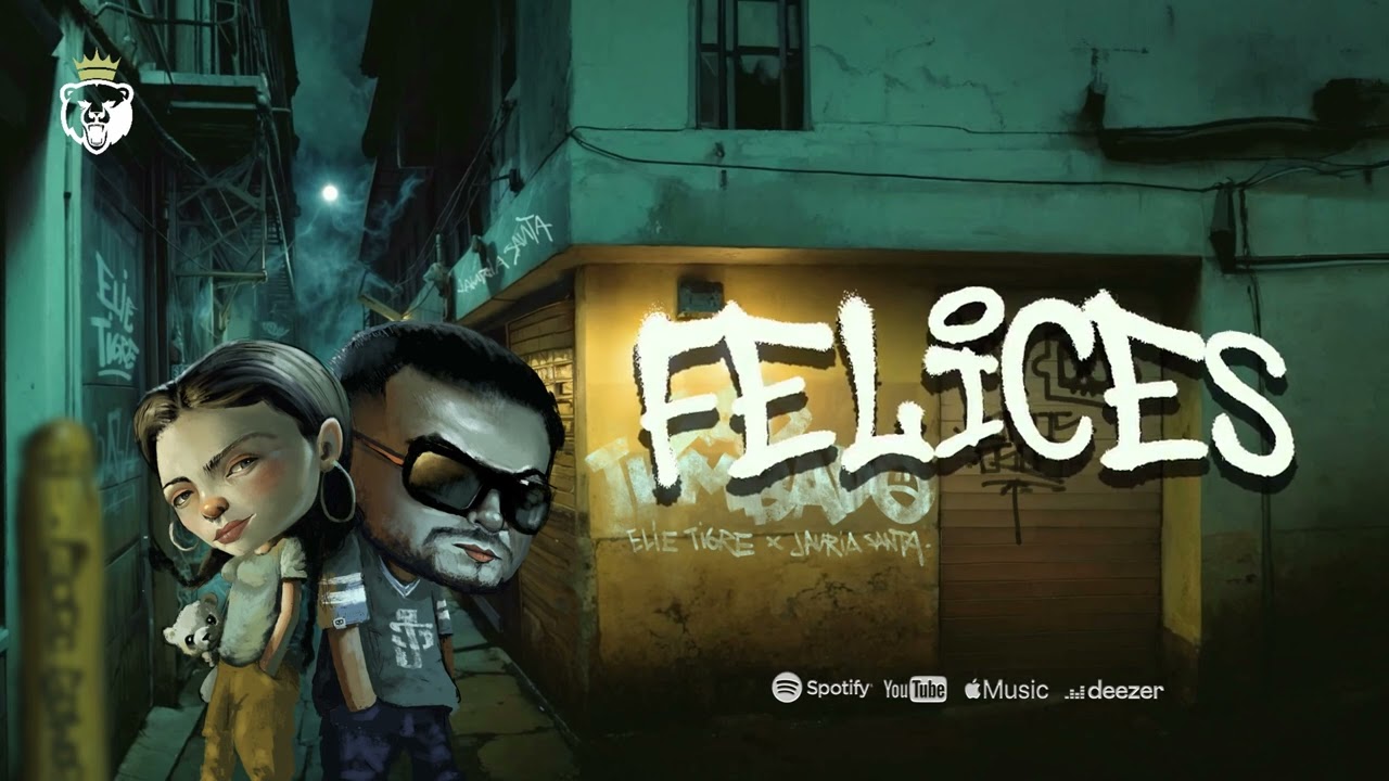 JAURIA SANTA FT. ELIE TIGRE // FELICES // VISUALIZER OFICIAL