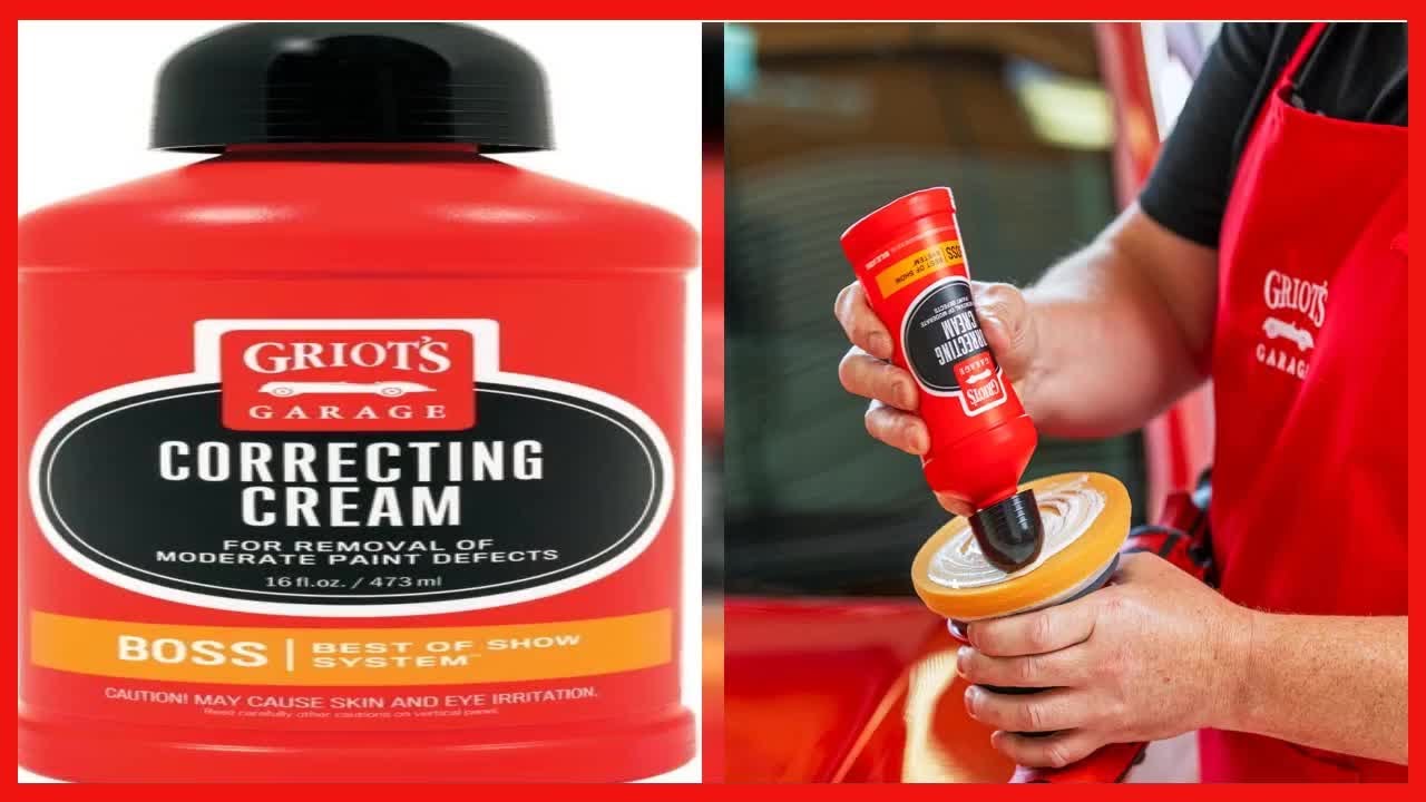 Great product -  Griot's Garage B120P BOSS Correcting Cream 16oz