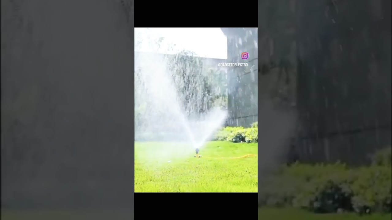 360&deg; Rotation Auto Irrigation Garden Lawn Sprinkler Patio #Reels #gardenlawn  #smarthomegadgets