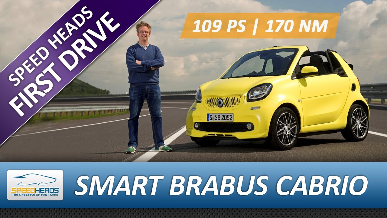 2017 Smart Brabus Cabrio Test (109 PS) - Fahrbericht - Review