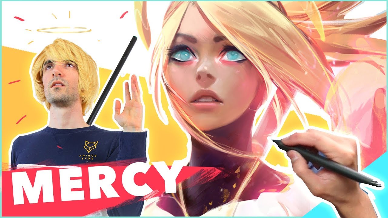 TURNING MY BEST FRIEND INTO MERCY! (Overwatch)