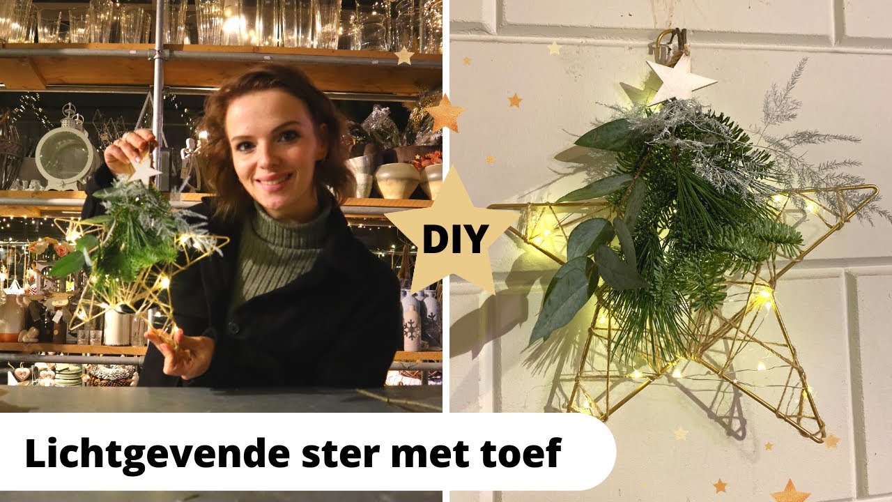 STER met KERSTTOEF | Winterwonderweek #5 | Cursus bloemschikken | Carlein Tukkers | KERST