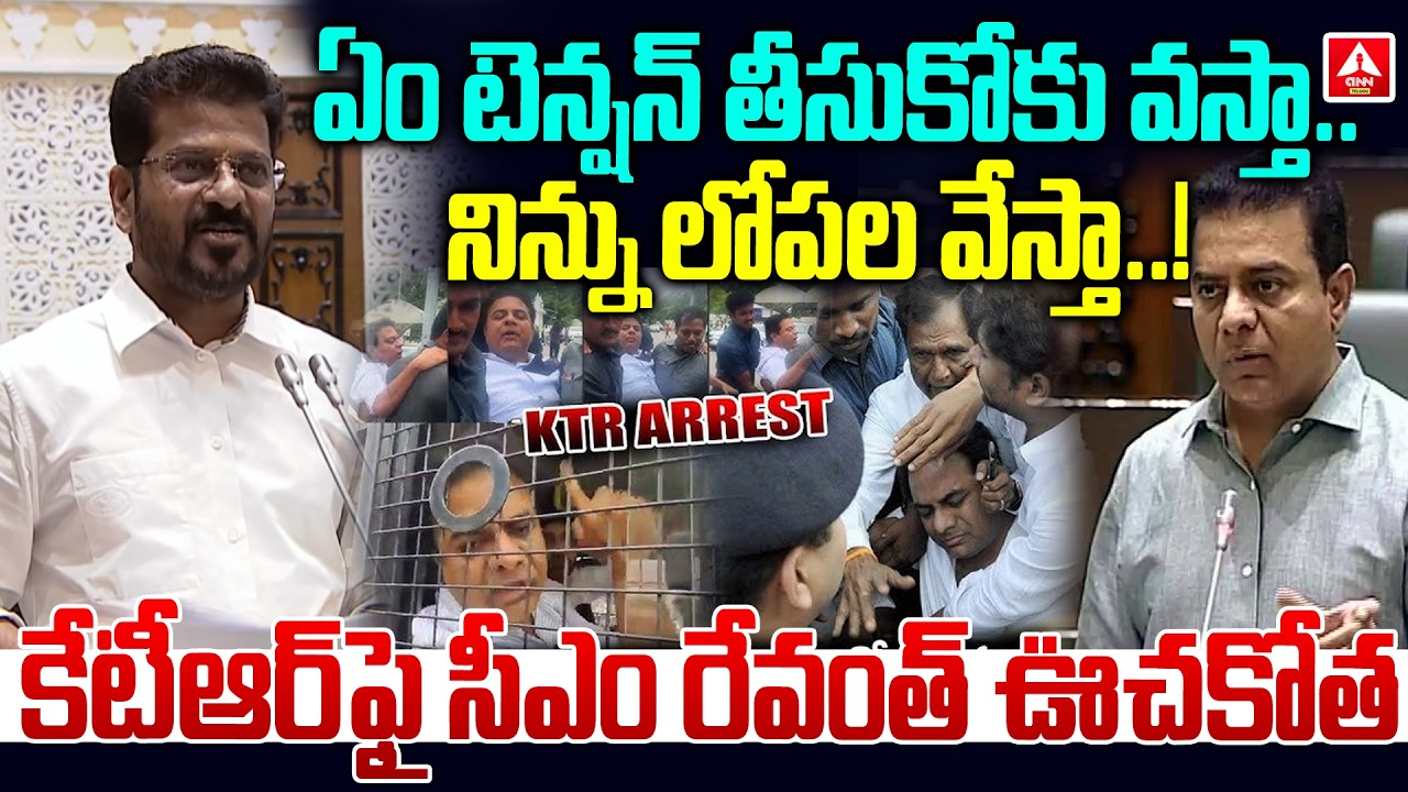 ఏం టెన్షన్ తీసుకోకు వస్తా..నిన్ను లోపల వేస్తా..! | CM Revanth Reddy Mass Comments on KTR Arrest