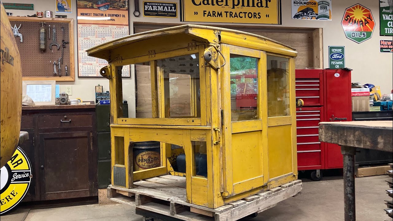 Amazing Caterpillar Barn Find! Factory Option D2 Wood Cab Found in Rafters of a Canadian Barn