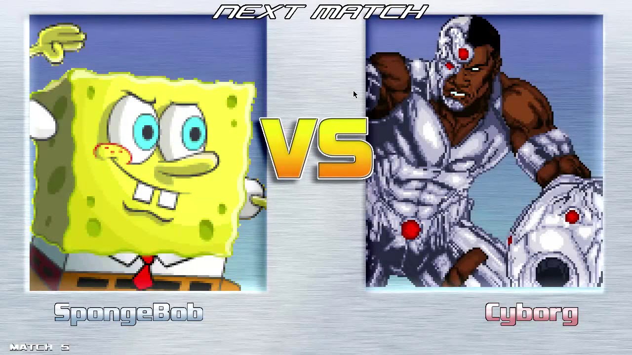 M.U.G.E.N.: SpongeBob Arcade Mode run