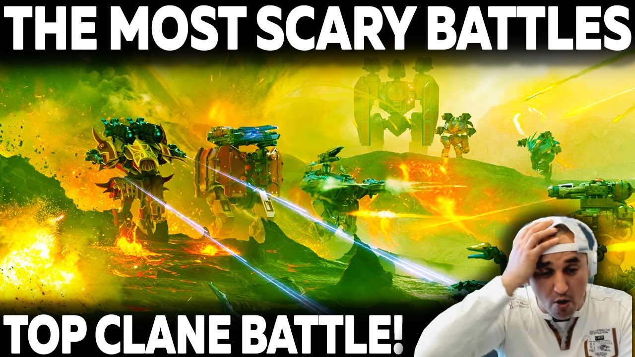 THE MOST SCARY BATTLES! WAR ROBOTS 6.9 TOP CLANE BATTLE!