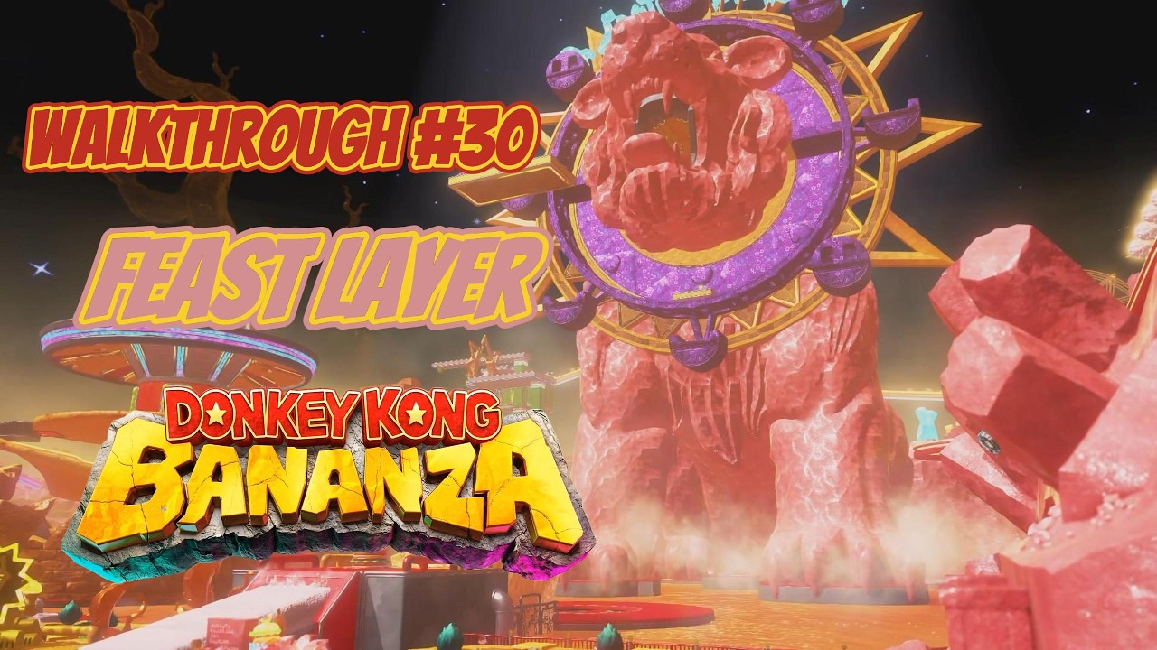 donkey kong banaza walkthrough #30 feast layer