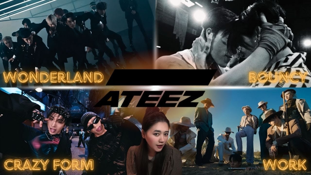 ATEEZ(에이티즈) | 'WONDERLAND' | 'BOUNCY' | 'Crazy Form' | 'WORK' | REACTION
