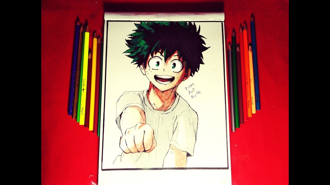 How To Draw Midoriya Izuku