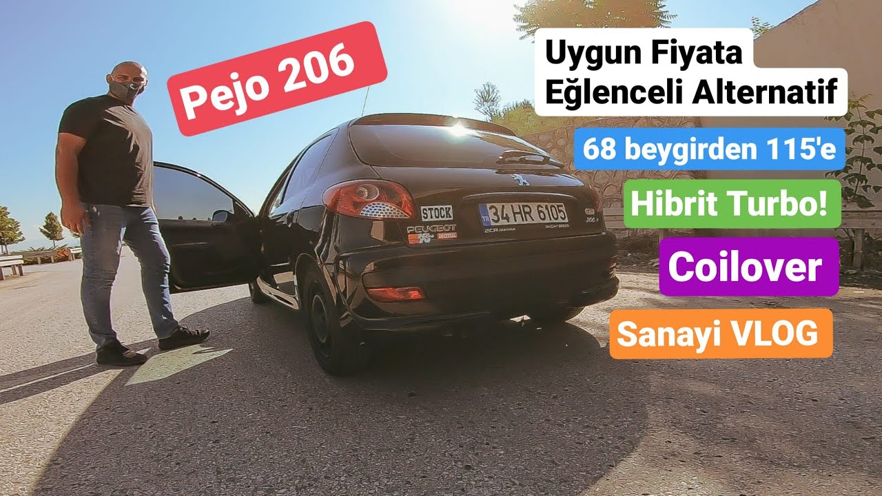 Peugeot 206 - 1.4HDI 68HP'den 115HP'ye - Hibrit Turbo - Kapsamlı Revizyon