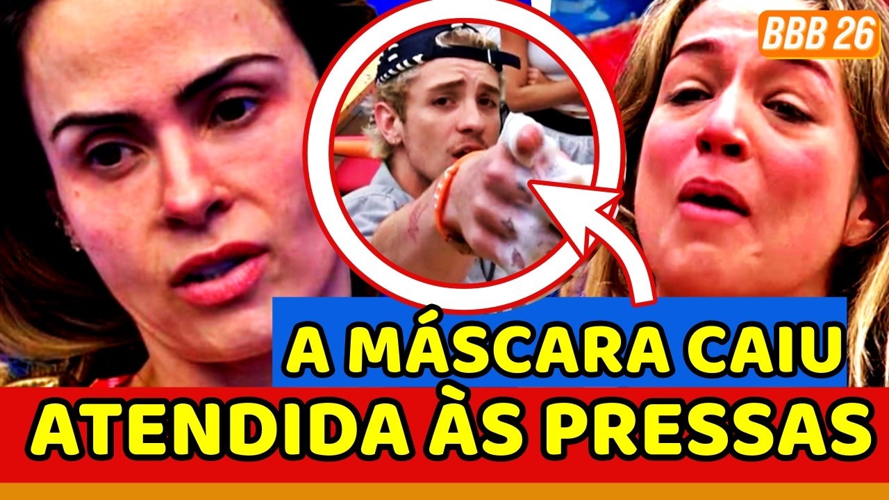 📛‼️BBB26 CAOS! Ana Paula TEM CASO GRAVE e &Eacute; ATENDIDA;  Samira SURTA e M&Aacute;SCARA CAI; GLOBO ARREGA