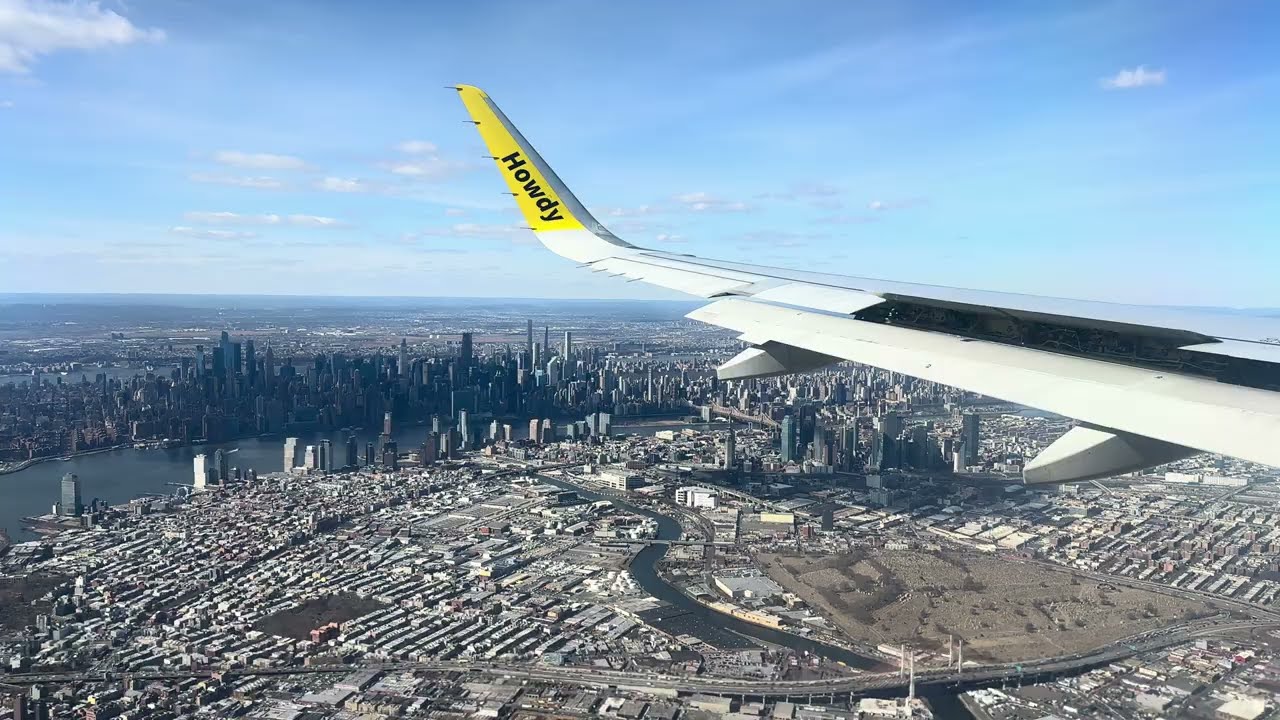 Beautiful Approach into New York