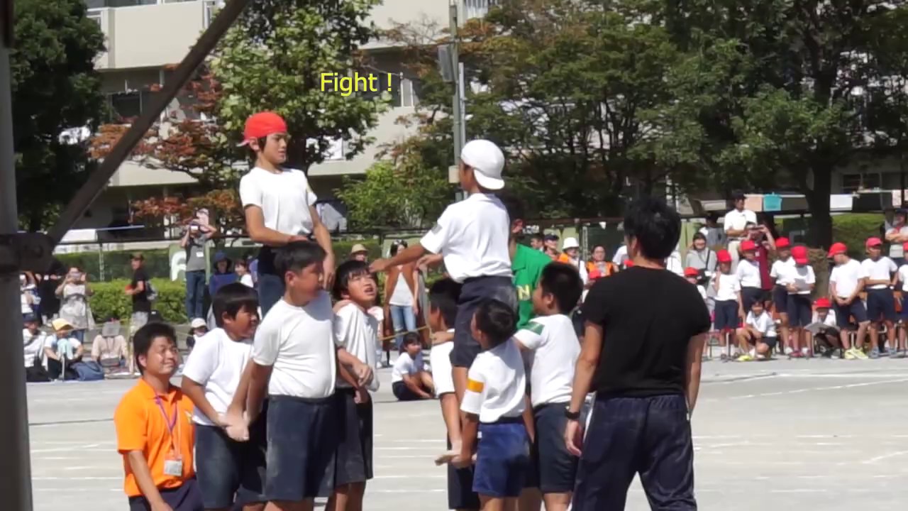 Japanese School🏃 Kibasen ( cavalry battle )騎馬戦 小学校 Sports Day