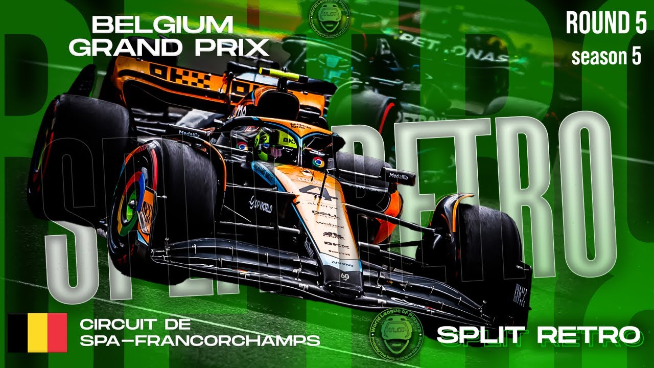 Startujemy z GP Belgii &ndash; Runda 5 Sezonu 5 | Split Retro | F123 | Transmisja Live