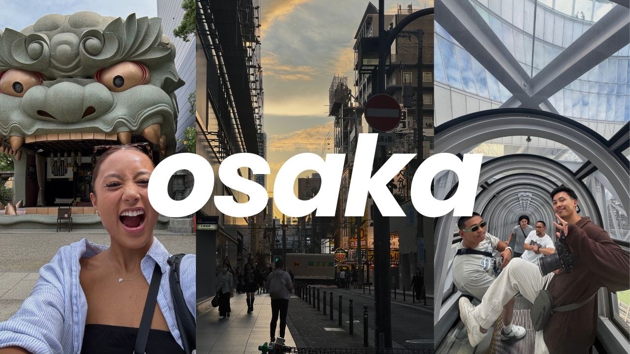 LIFE IN JAPAN 🇯🇵 | 3 days in osaka, thrifiting at amemura, & everything we ate