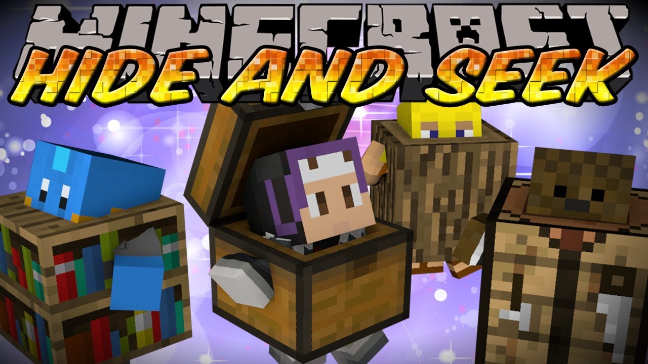 Minecraft Mini-Game HIDE AND SEEK 1 w/ Jerome, & Huskymudkipz