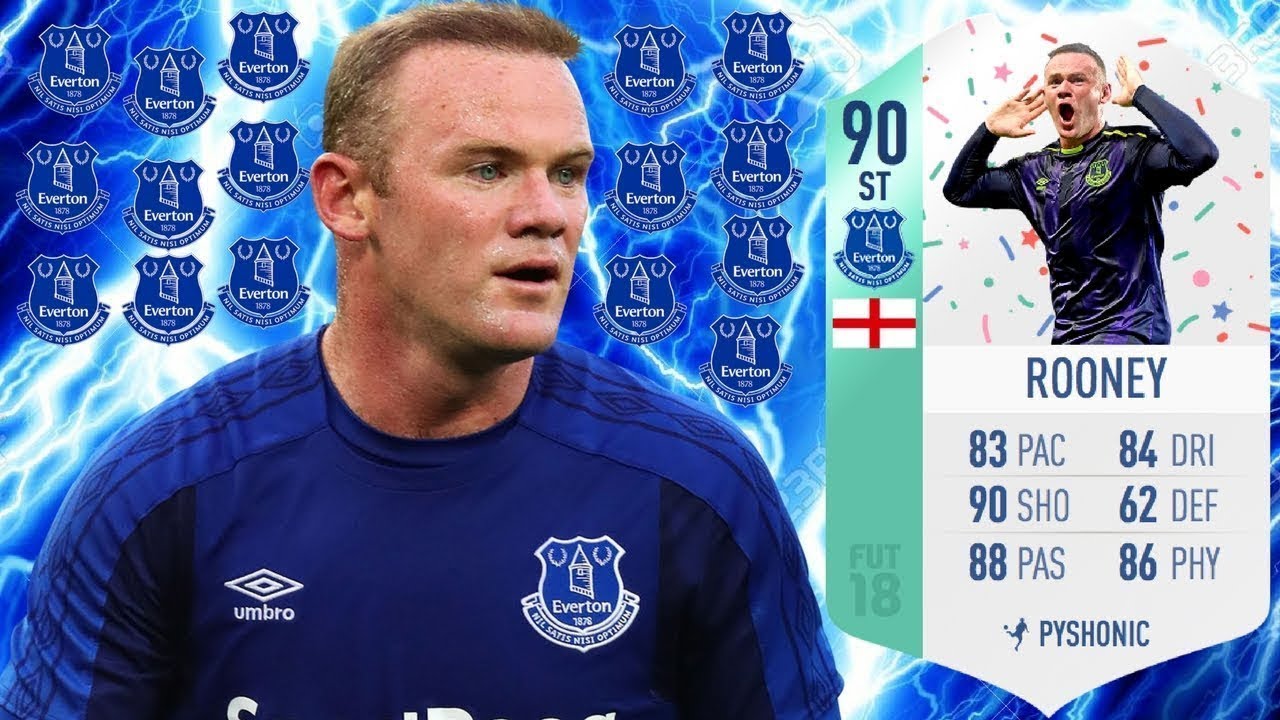 FIFA 18 FUT BIRTHDAY WAYNE ROONEY PLAYER REVIEW (90 RATED)